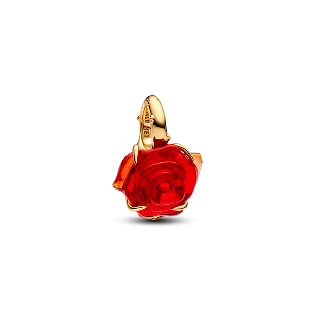 Beauty and the Beast Rose Charm
