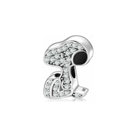 Snoopy Zirconia Charm