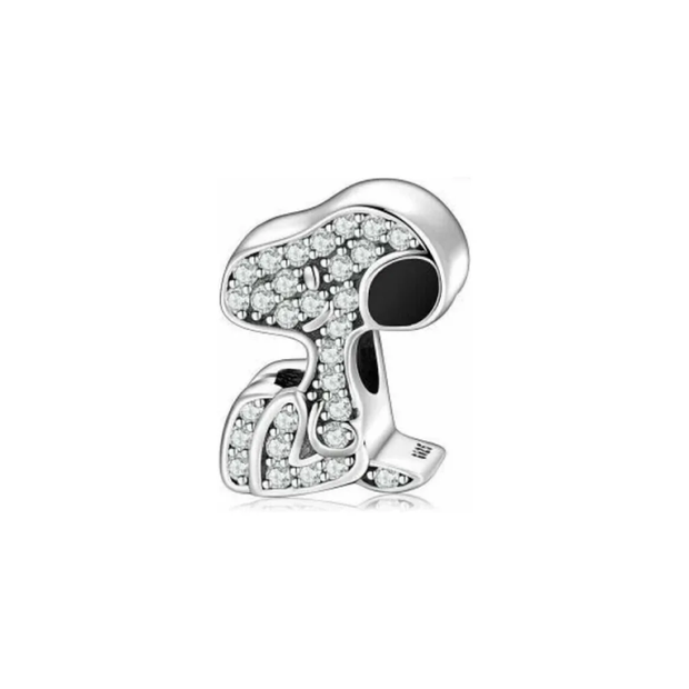 Snoopy Zirconia Charm