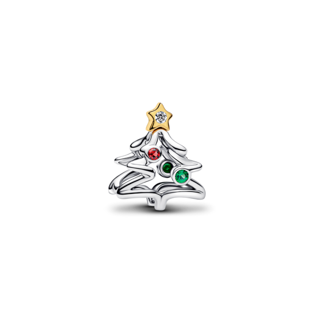 Christmas Tree Silhouette Charm