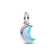 Iridescent Moon Charm