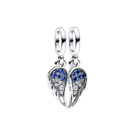 Blue Wings Split Charm