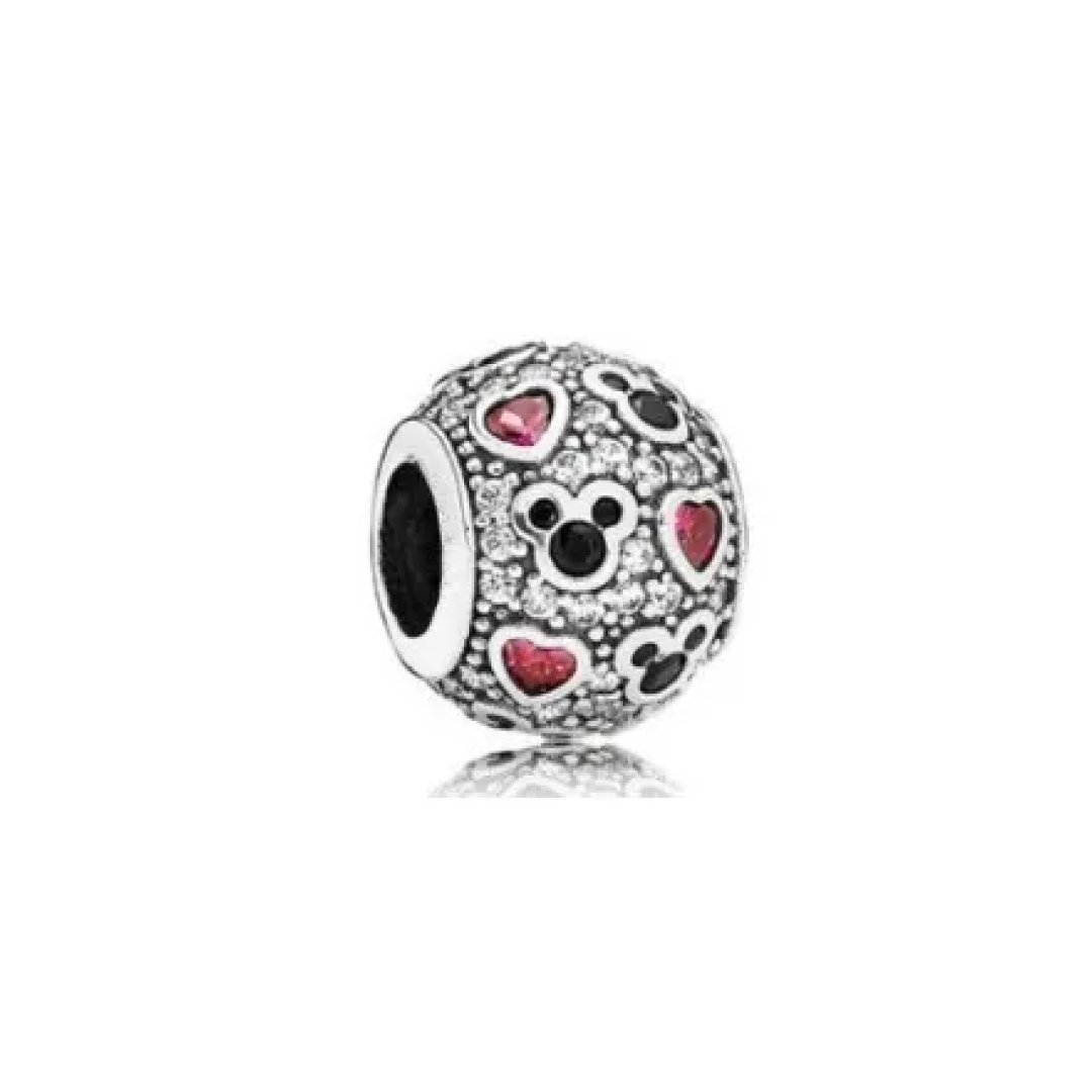 MM Sphere Heart Zirconia Charm