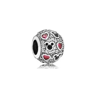 MM Sphere Heart Zirconia Charm