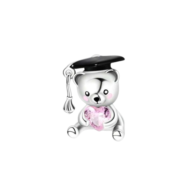 Graduation Bear Charm
